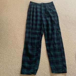 Plaid pants